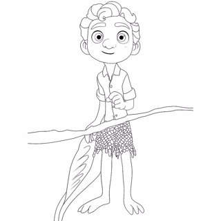 Lucas coloring page 10