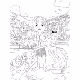 Lucas coloring page 12