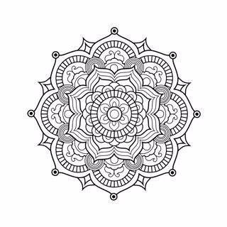 Mandala coloring page 2