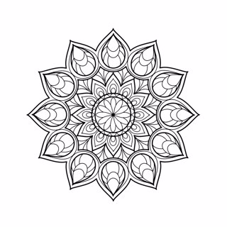 Mandala coloring page 3