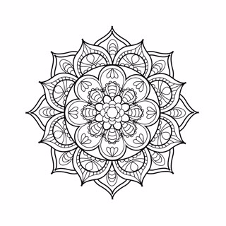 Mandala coloring page 5