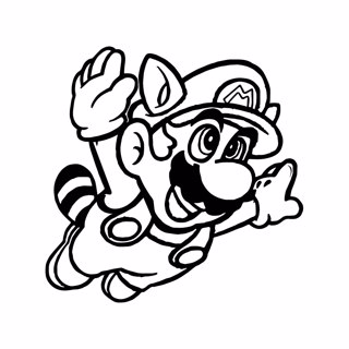 Mario coloring page 7