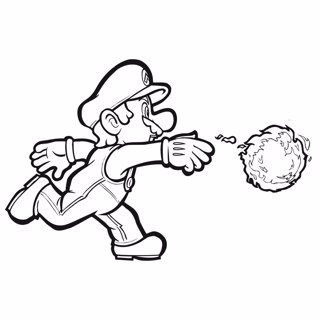 Mario coloring page 13