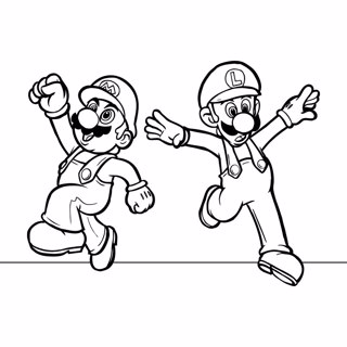 Mario coloring page 14