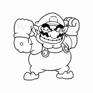 Mario coloring page 18