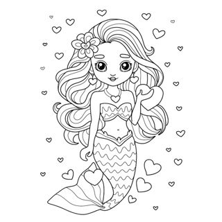 Heartfelt Mermaid: An Ocean of Love
