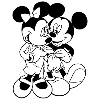 Mickey Mouse coloring page 4