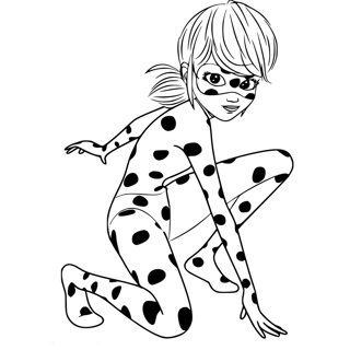 Miraculous coloring page 2