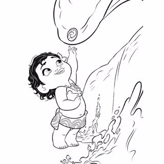 Moana coloring page 11