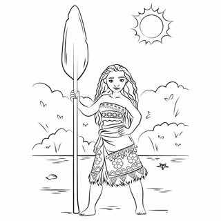 Moana coloring page 13