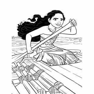 Moana coloring page 17