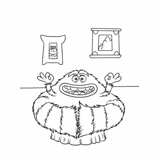 Monster Inc coloring page 7