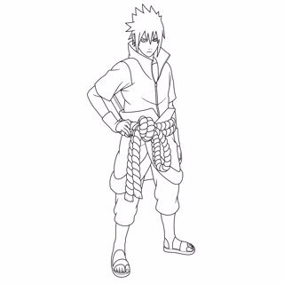 Naruto coloring page 3