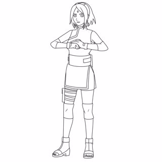 Naruto coloring page 6