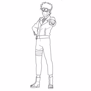 Naruto coloring page 7