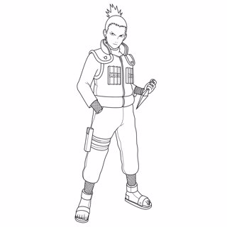 Naruto coloring page 10