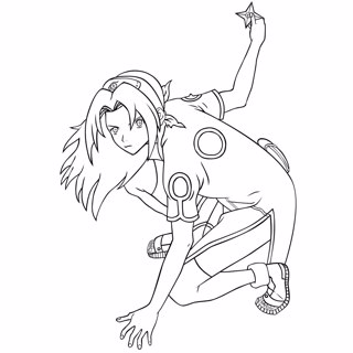 Naruto coloring page 18