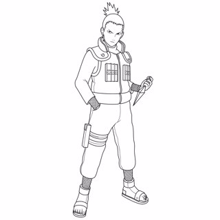 Naruto coloring page 19