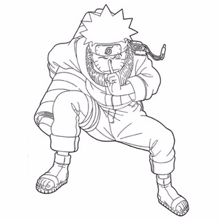 Naruto coloring page 21