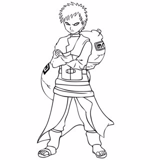 Naruto coloring page 23