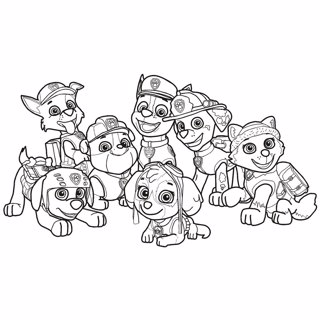 Paw Patrol coloring page 21