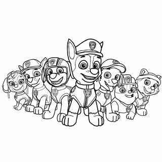 Paw Patrol coloring page 23