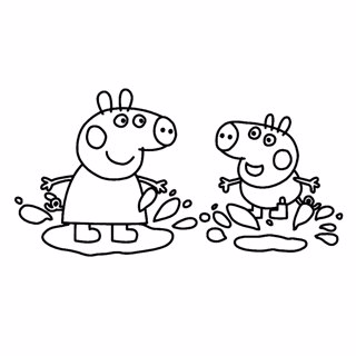 Peppa Pig coloring page 8