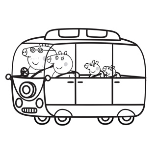 Peppa Pig coloring page 9