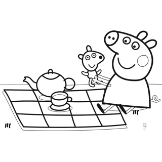 Peppa Pig coloring page 12
