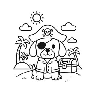 Adventures of the Pirate Pup: Treasure Hunt on the High Seas