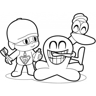 Pocoyo coloring page 5