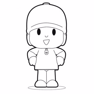 Pocoyo coloring page 9