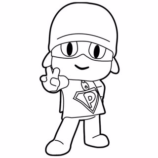 Pocoyo coloring page 13