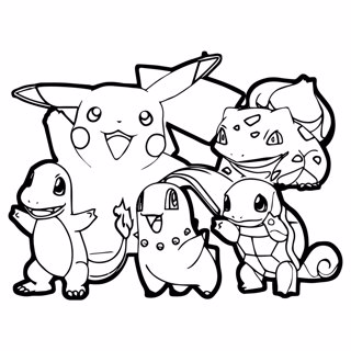 Pokemon coloring page 6