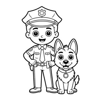 Police Officer and K9 Partner: Serving Together