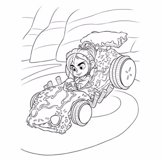 Wreck-It Ralph coloring page 14