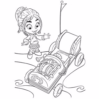 Wreck-It Ralph coloring page 15