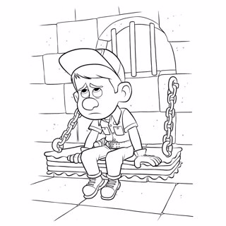 Wreck-It Ralph coloring page 16
