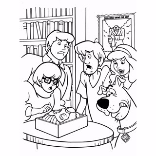 Scooby Doo coloring page 4