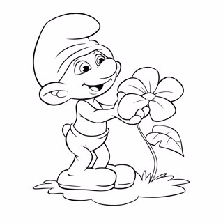 The Smurfs coloring page 7
