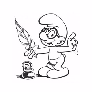 The Smurfs coloring page 9