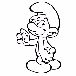 The Smurfs coloring page 10