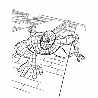 Spiderman coloring page 6