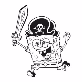 SpongeBob SquarePants coloring page 2