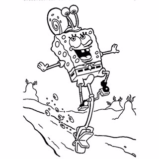 SpongeBob SquarePants coloring page 3