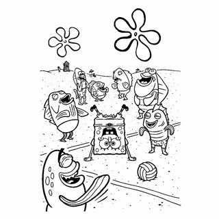 SpongeBob SquarePants coloring page 4