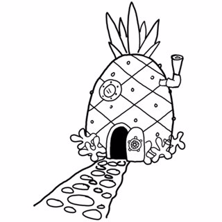 SpongeBob SquarePants coloring page 12