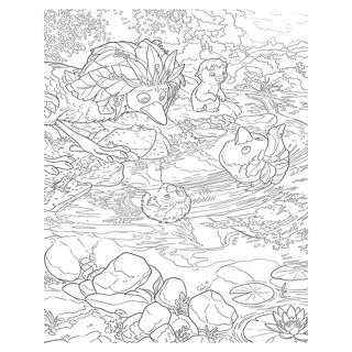 Whimsical Reflections: The Enchanted Pond