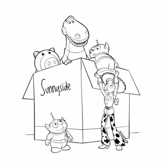 Toy Story coloring page 9