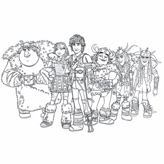How to Train your Dragon coloring page 7
